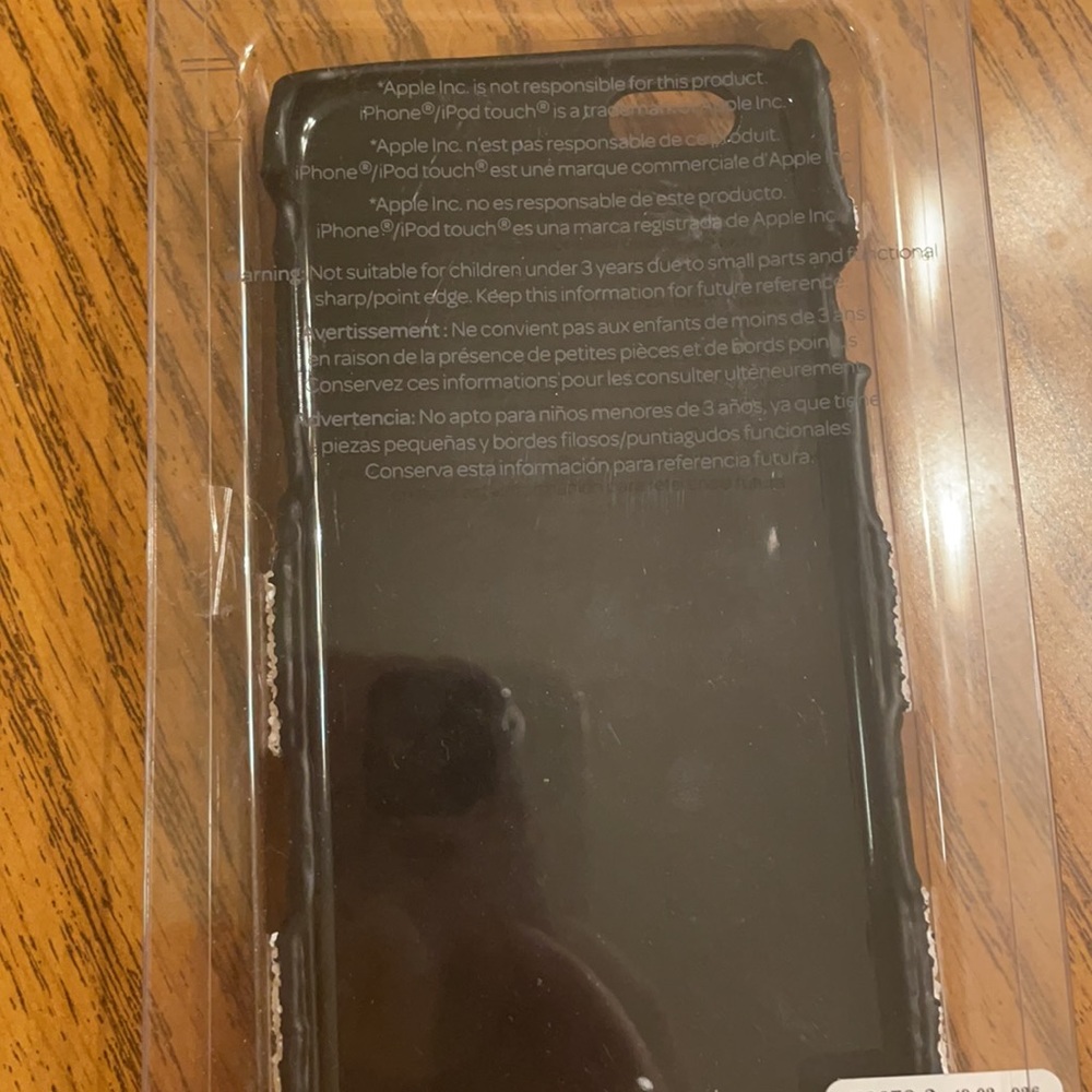 🌟Bedazzled Cherry glitter striped iPhone 6/6S case - Picture 2 of 4